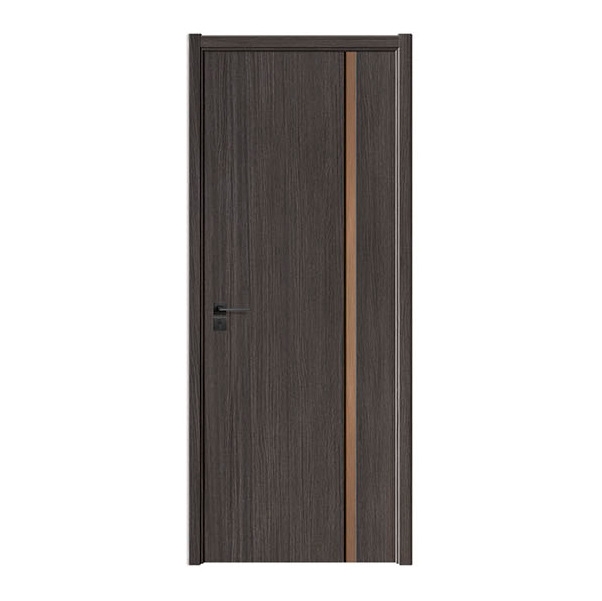 无漆全木门-011尤加利2号+古铜拉丝